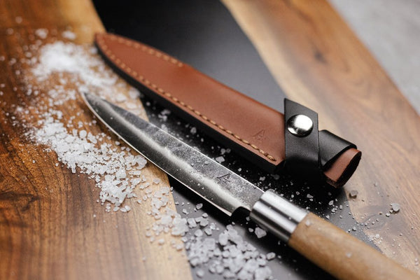 Anvil forged handmade utility knife