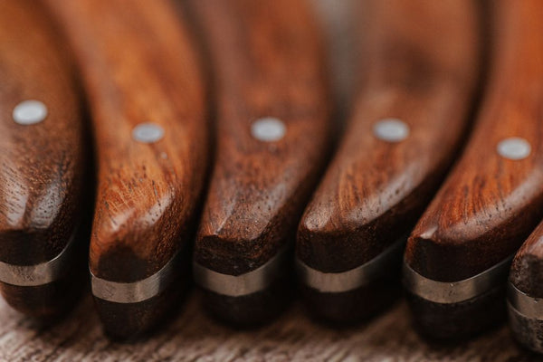 Laguiole steakknives rosewood set of 6