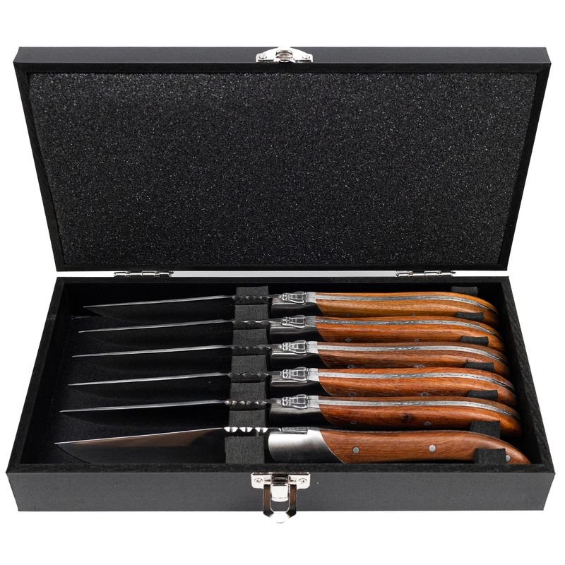 Laguiole Steakknives Rosewood set of 6