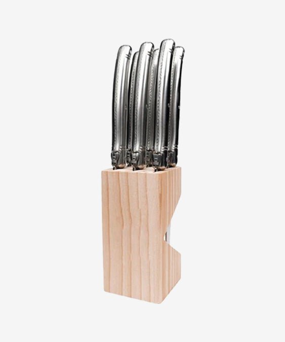 Laguiole Affordable Steakknives RVS set of 6