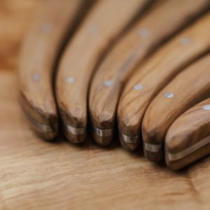 Laguiole Steakknives Olive Wood set of 6