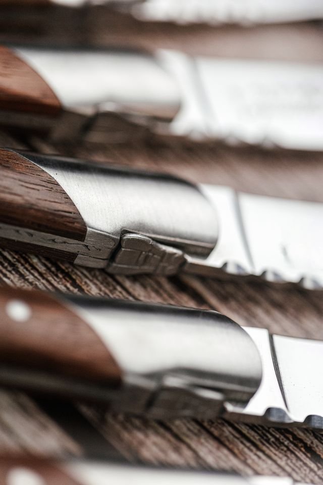 Laguiole Steakknives Rosewood set of 6