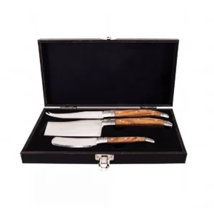 Cheeseknives Exclusive Olive Wood set of 3